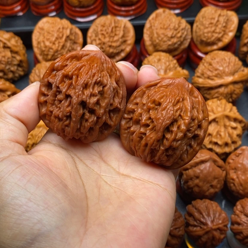 【闪购商品】文玩核桃把件42虎头