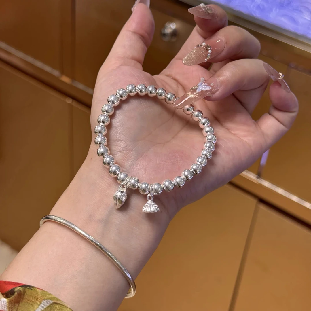 手链 手串手链两世欢莲心轻奢女生手链礼气质时尚气势好看饰品