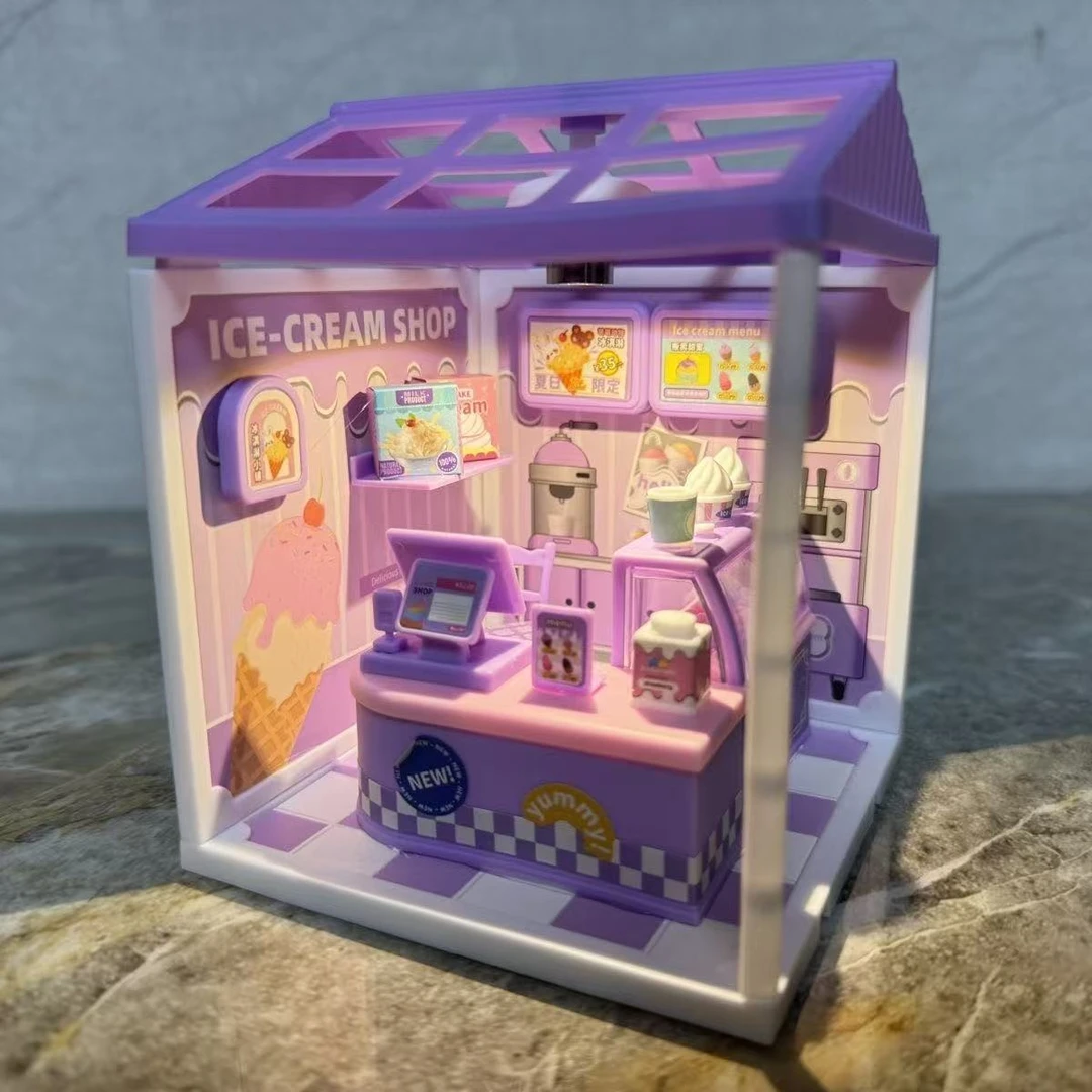 微缩礼物DIY益智塑料迷你世界小屋拼装模型3d立体拼图潮玩世界JR