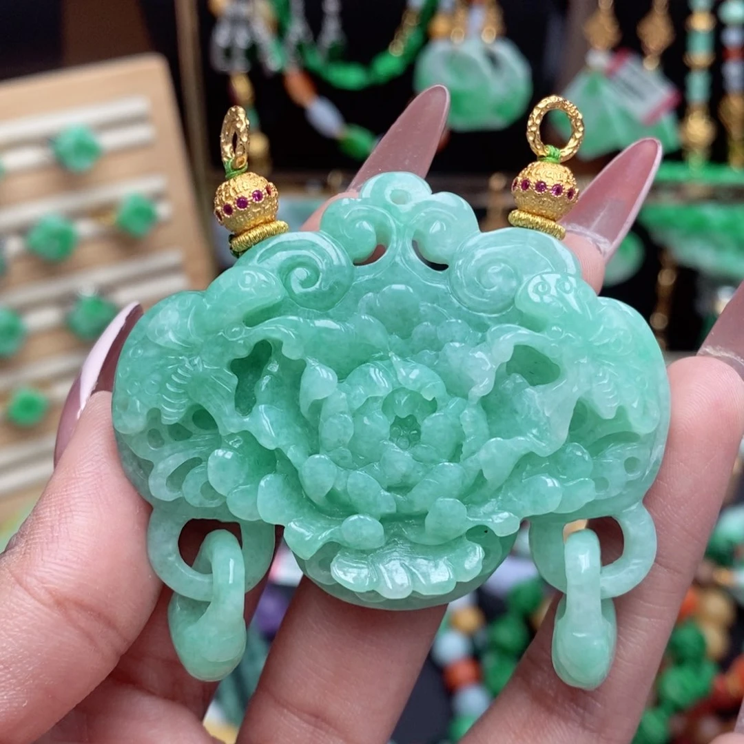 颈饰未镶嵌翡翠翡翠吊坠
