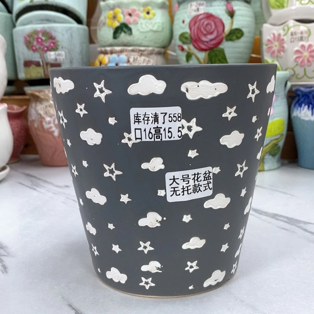 @夏西陶瓷花盆@@5558