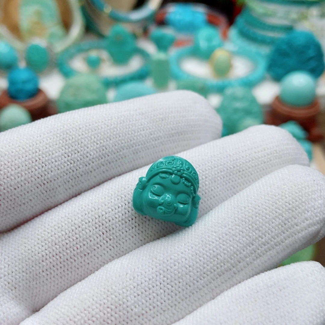 绿松石未镶嵌象神