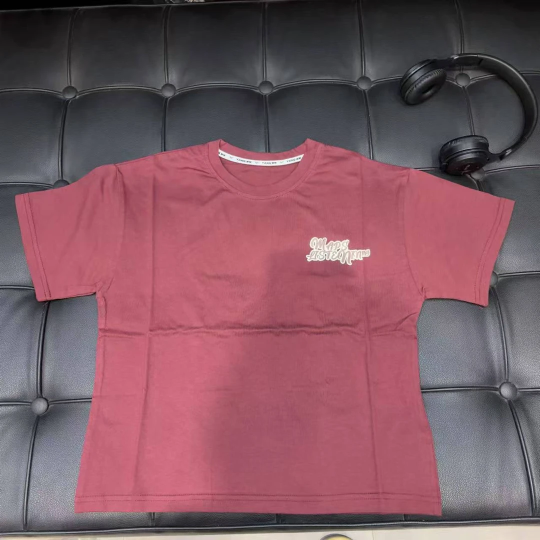 高货版本-韩版中童时尚字母印花短袖5593