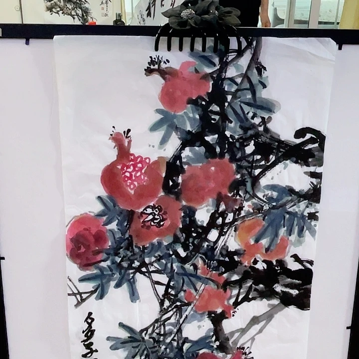 国画张圣敏先生纯手绘作品