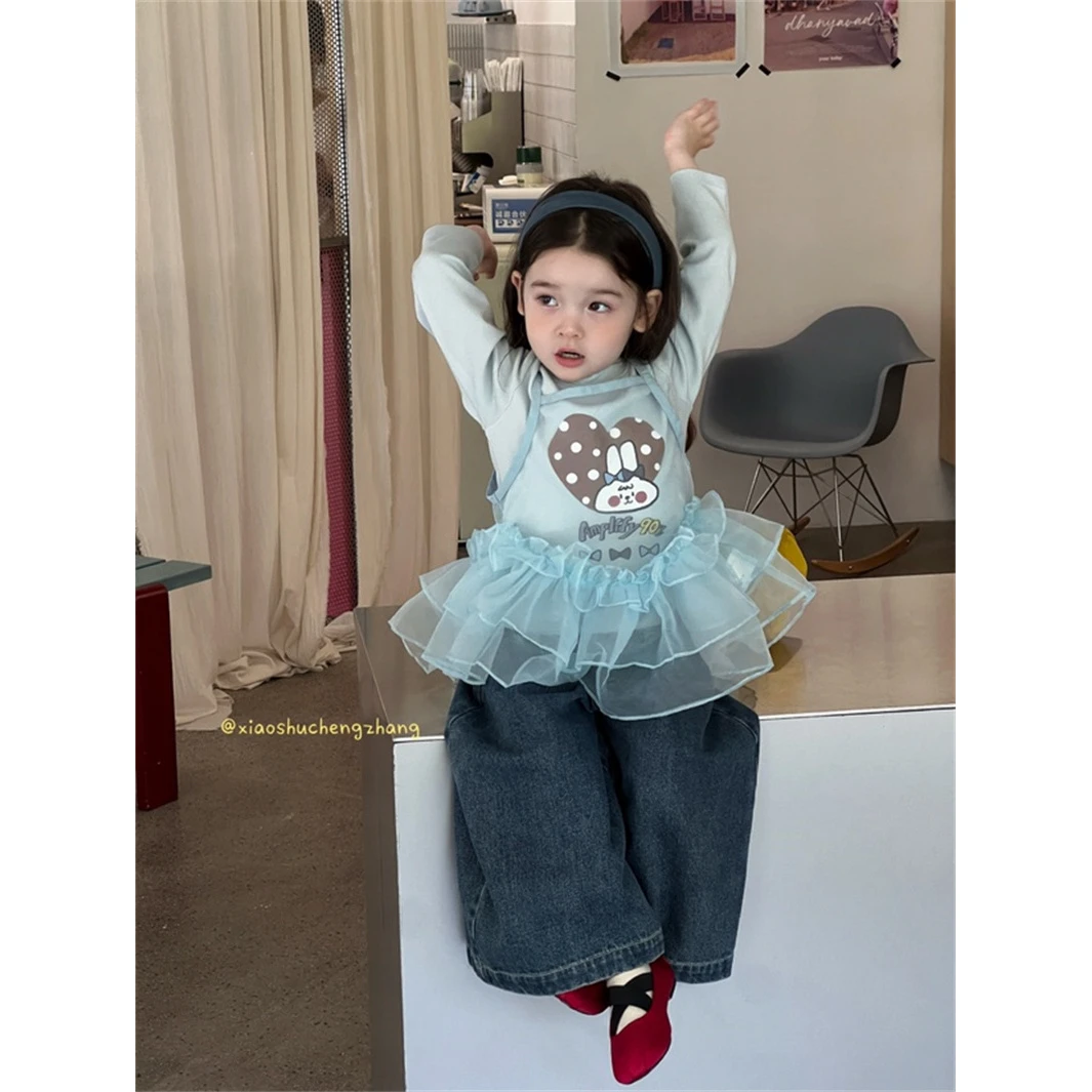 小树·25秋～前印小兔子吊带裙两件套25Q662（汉服）