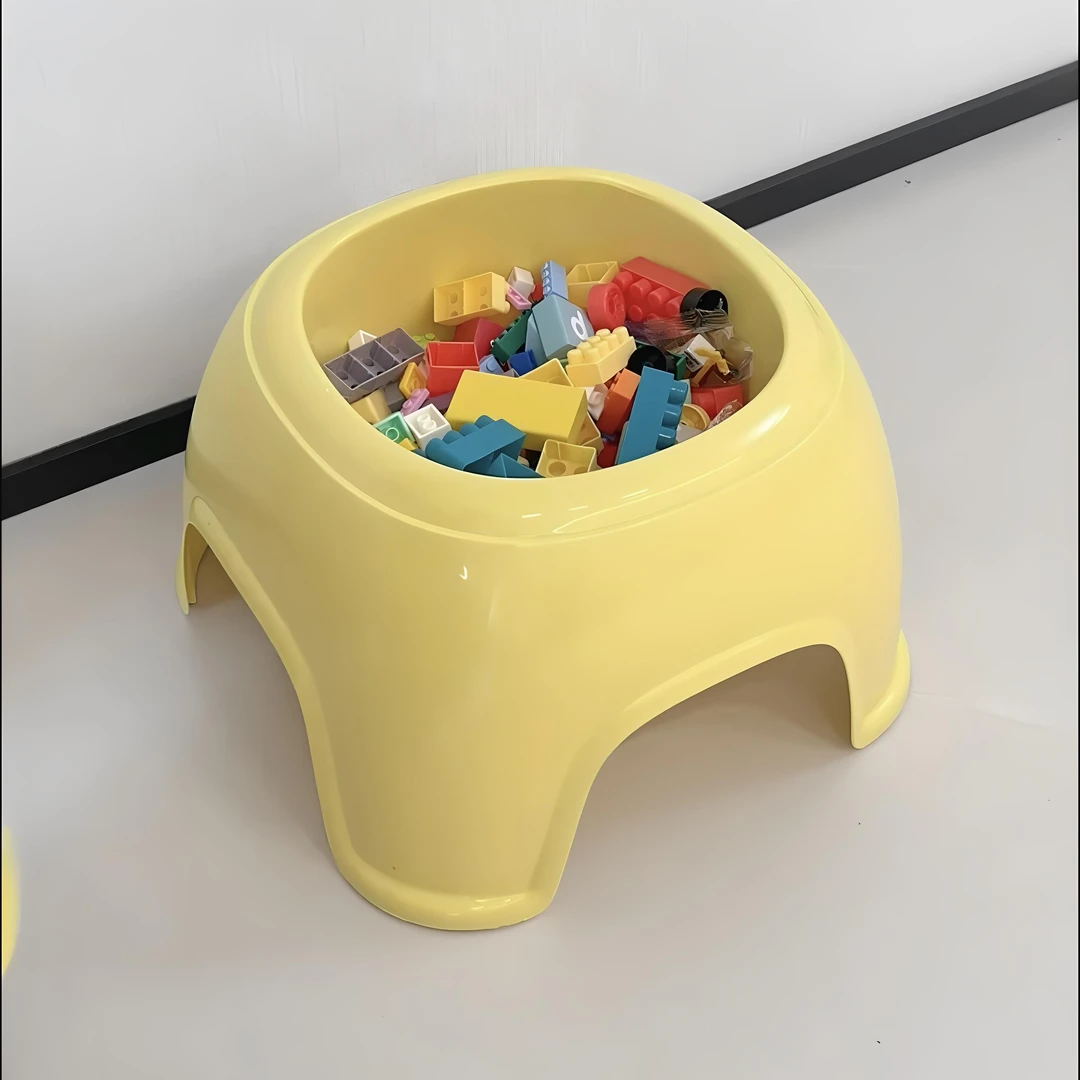 多巴胺收纳凳家用多功能塑料储物凳子防滑可叠放小旧板凳收纳坐墩