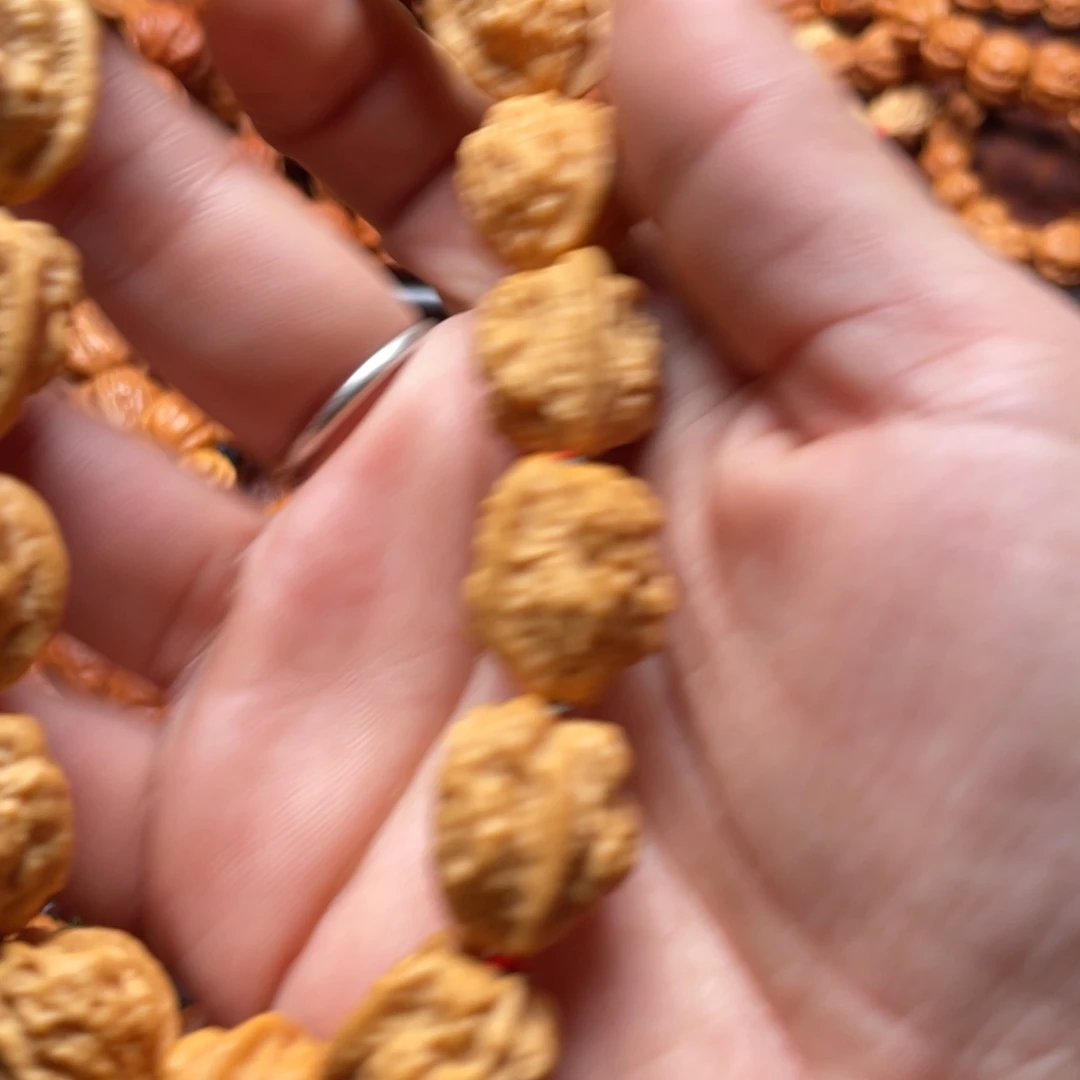 烟***烟桃核手串野生核桃手串