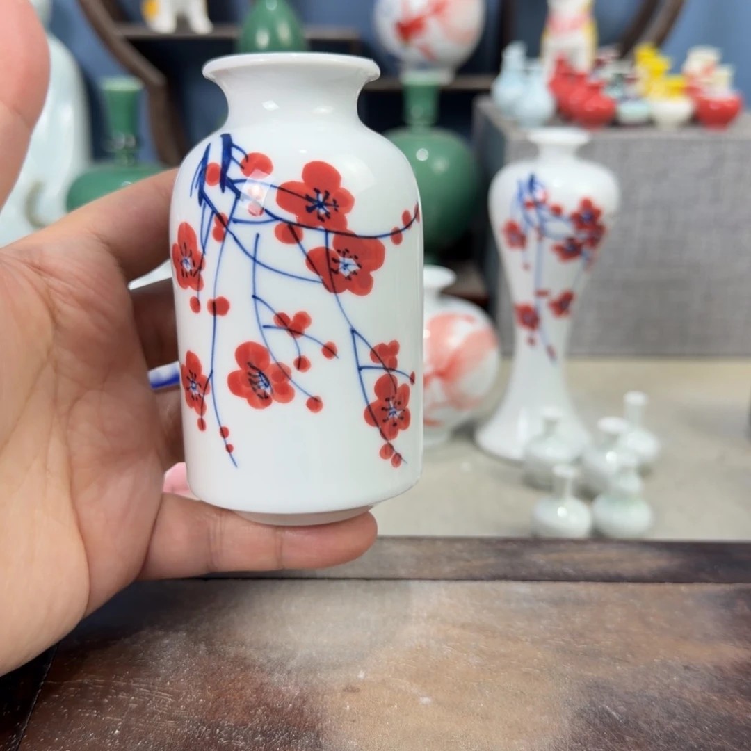 陶瓷手工小花器摆件
