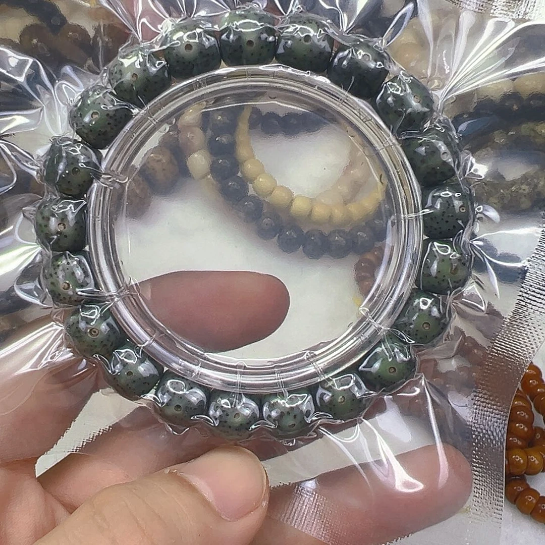 手串星月菩提7传说帝王绿星月菩提单圈11