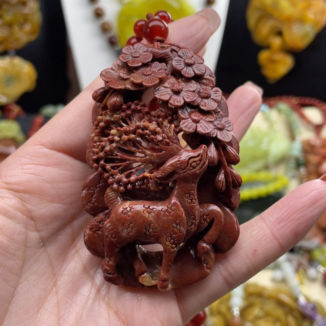 未镶嵌蛇纹石玉颈饰