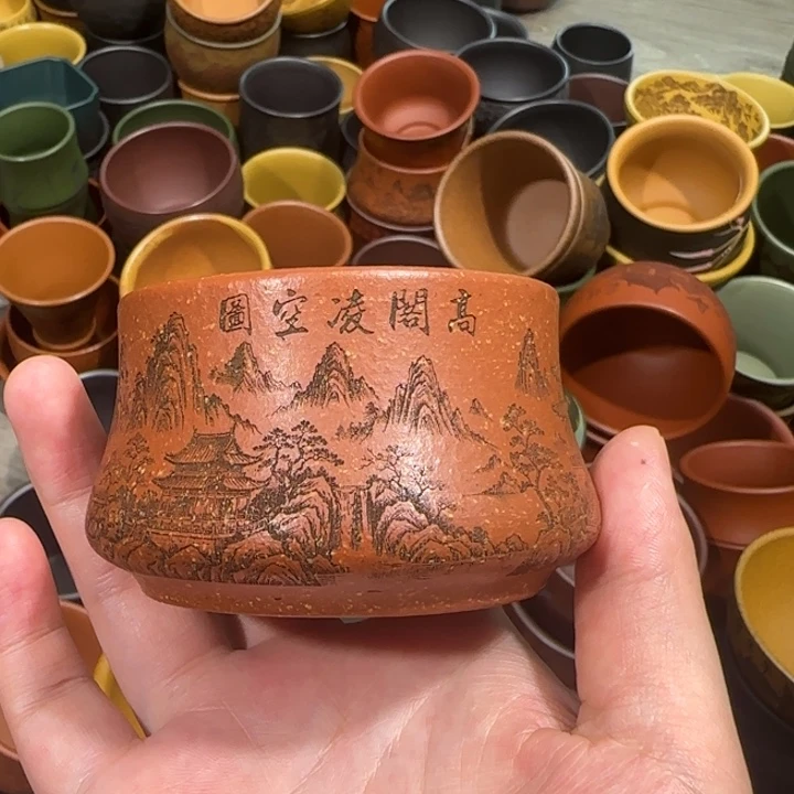 茶杯紫砂全手工紫砂
