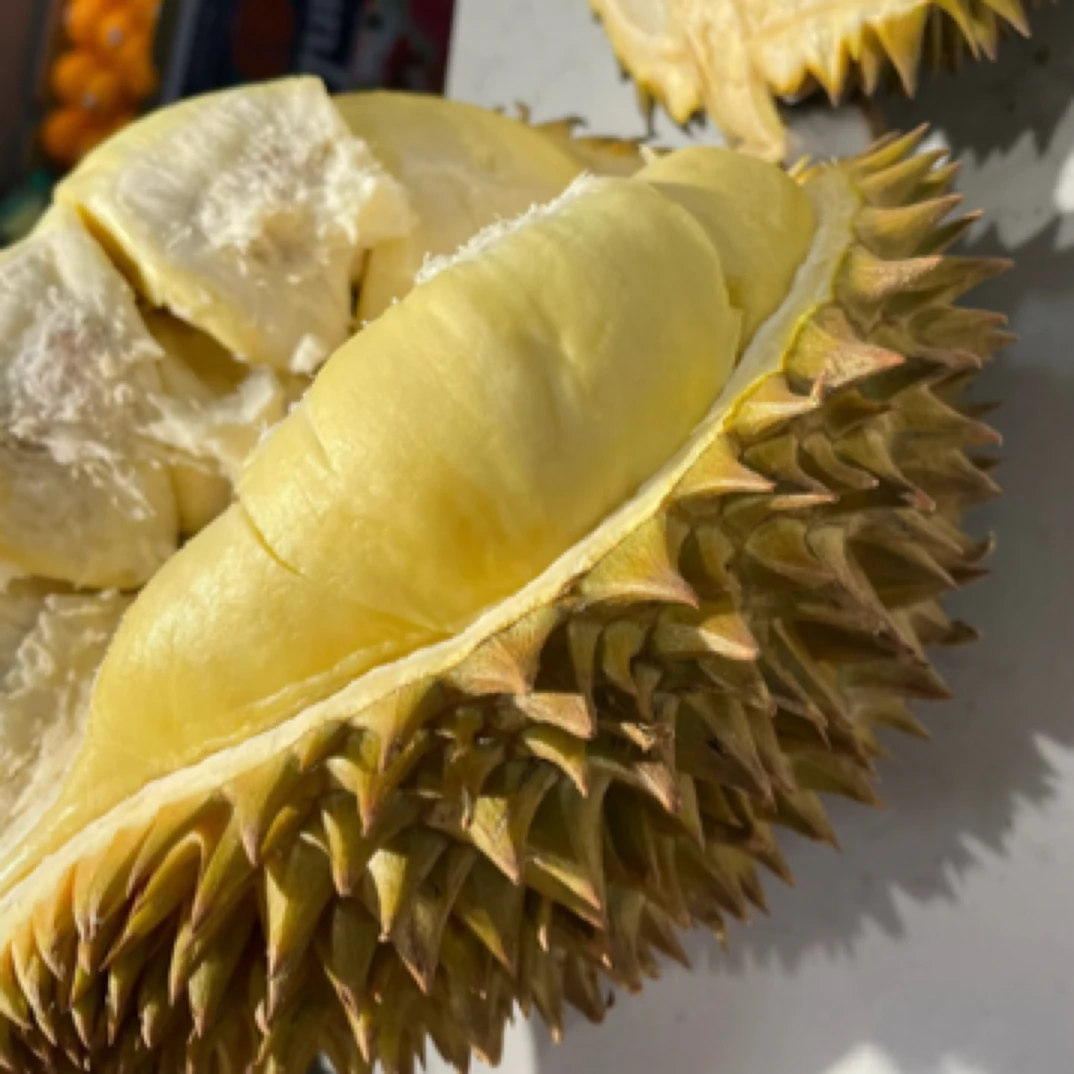 泰国树熟金枕默认开果新鲜榴莲 核小肉厚 一果一重榴莲同城配金枕泰国