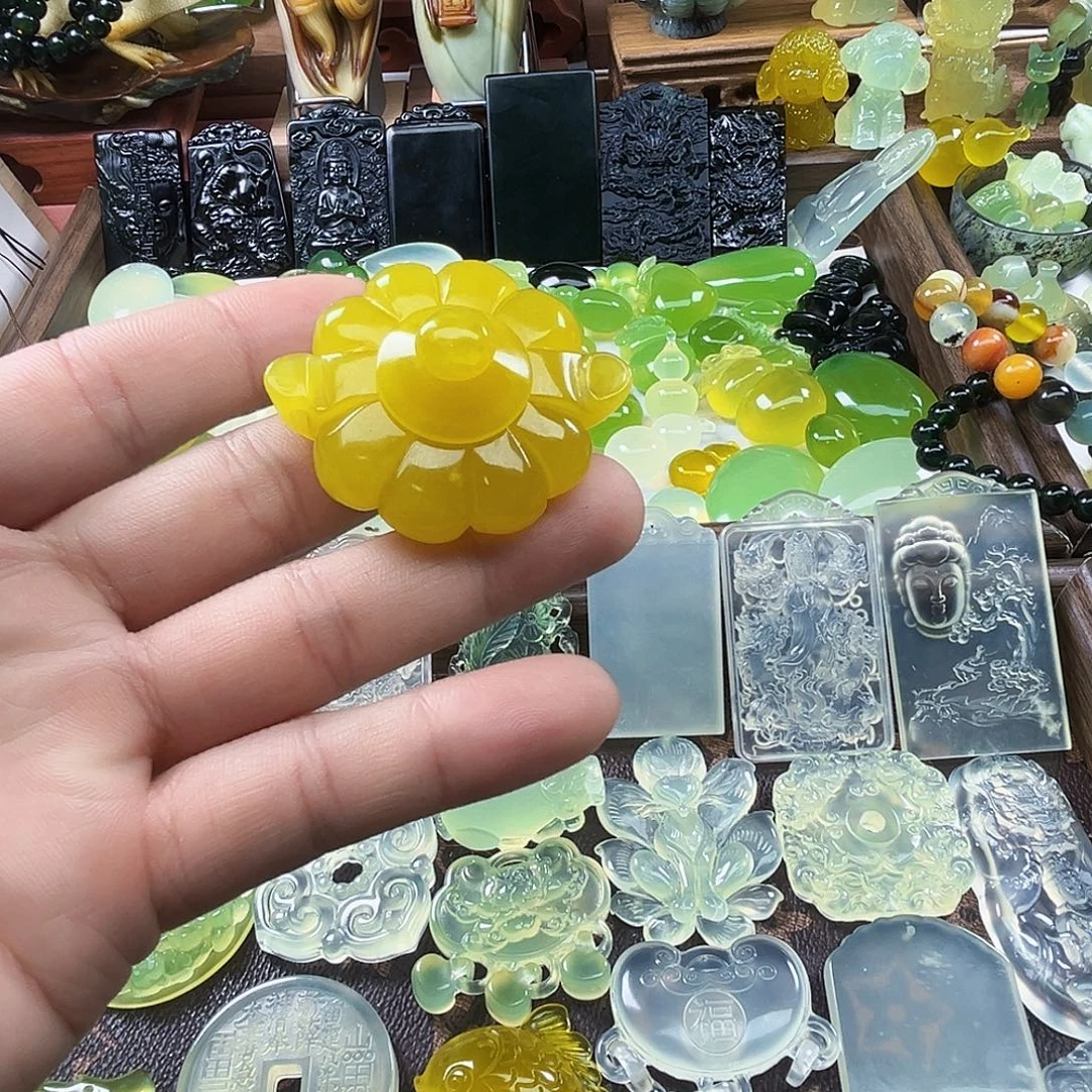 岫玉未镶嵌吊坠(不含链)