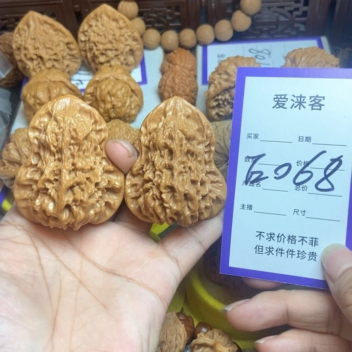 桃核把件54高大葫芦……