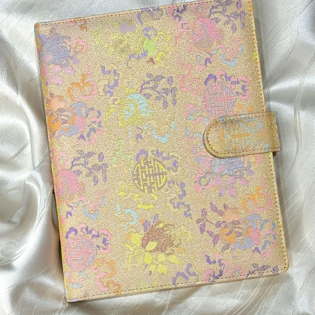 【手帐本-A5】100桑蚕丝宋锦手账本 可换页 送礼必备23.5*18.5*3cm