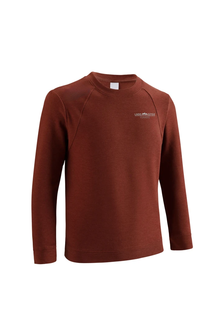 YHD秋冬新品加绒圆领上衣亲肤舒适卫衣打底保暖户外运动长袖