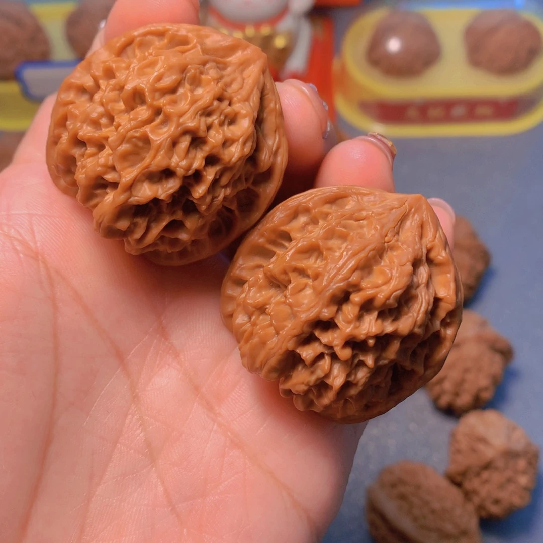 文玩核桃吊坠人***人野牛