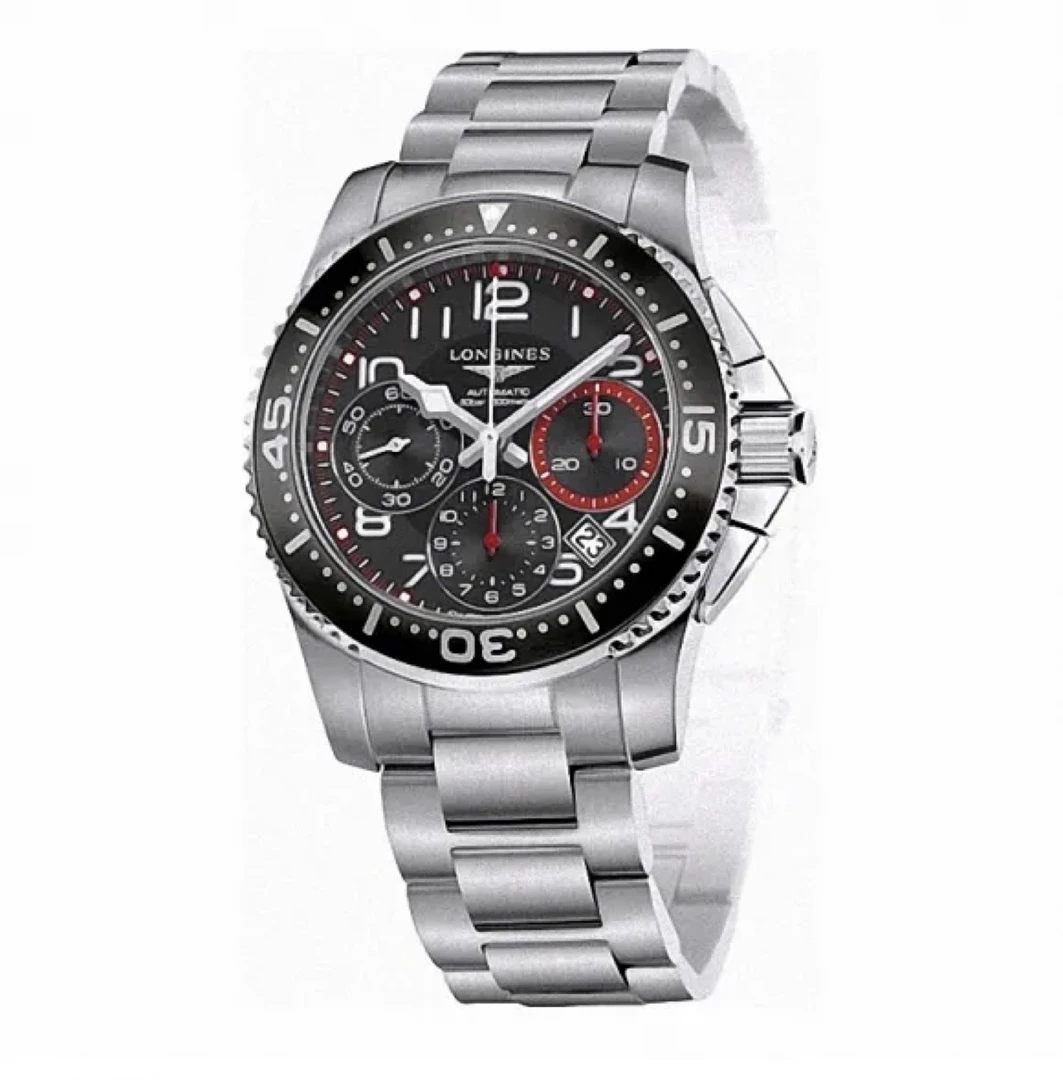 99新 Longines/浪琴 康卡斯系列男士机械腕表41表径L3.696.4.53.6