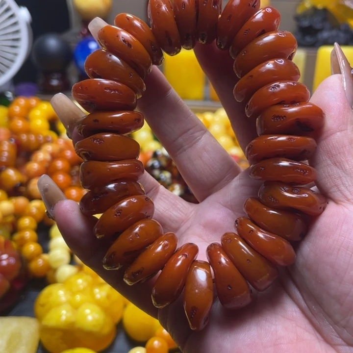 琥珀未镶嵌手链手串等多种款式