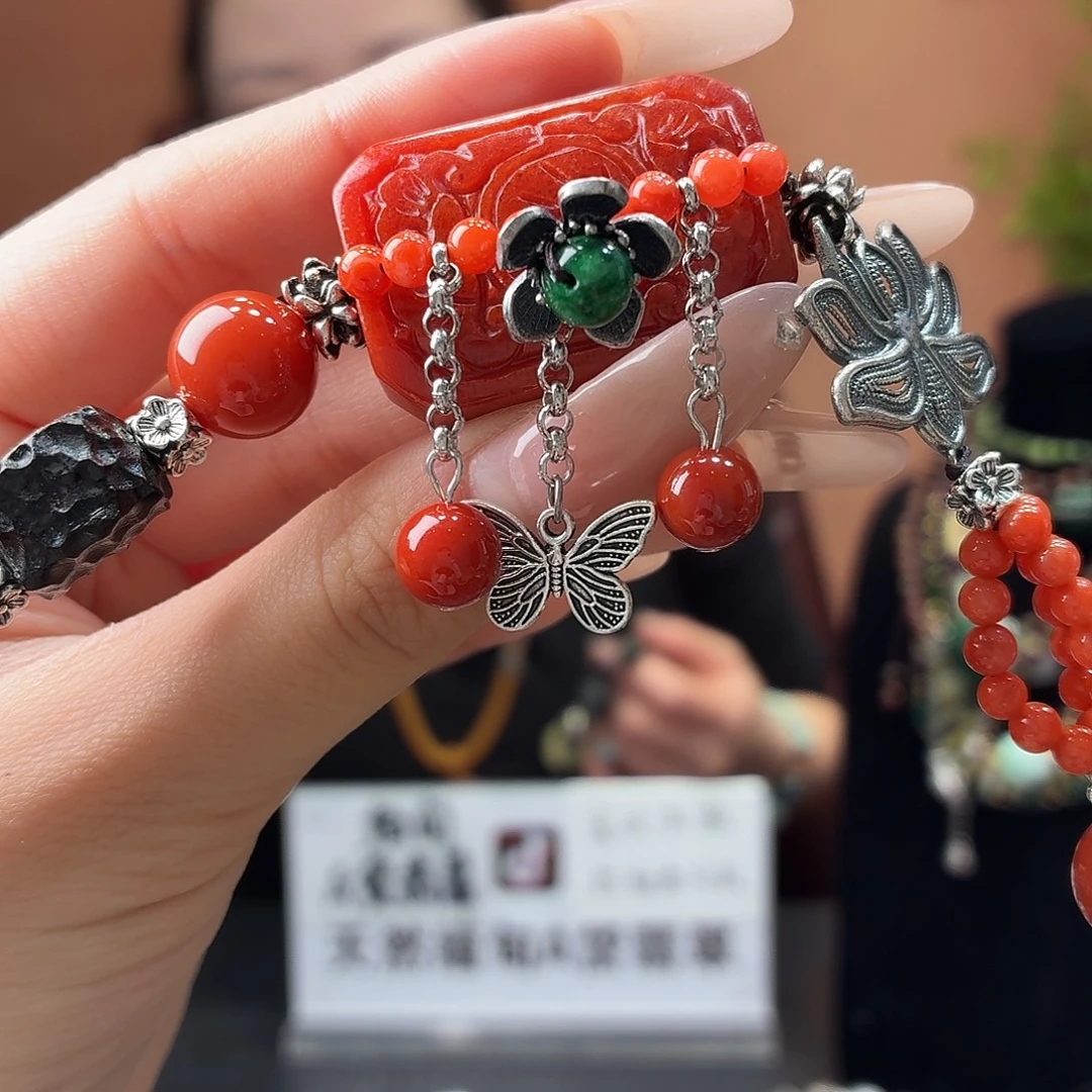 翡翠未镶嵌耳饰手串