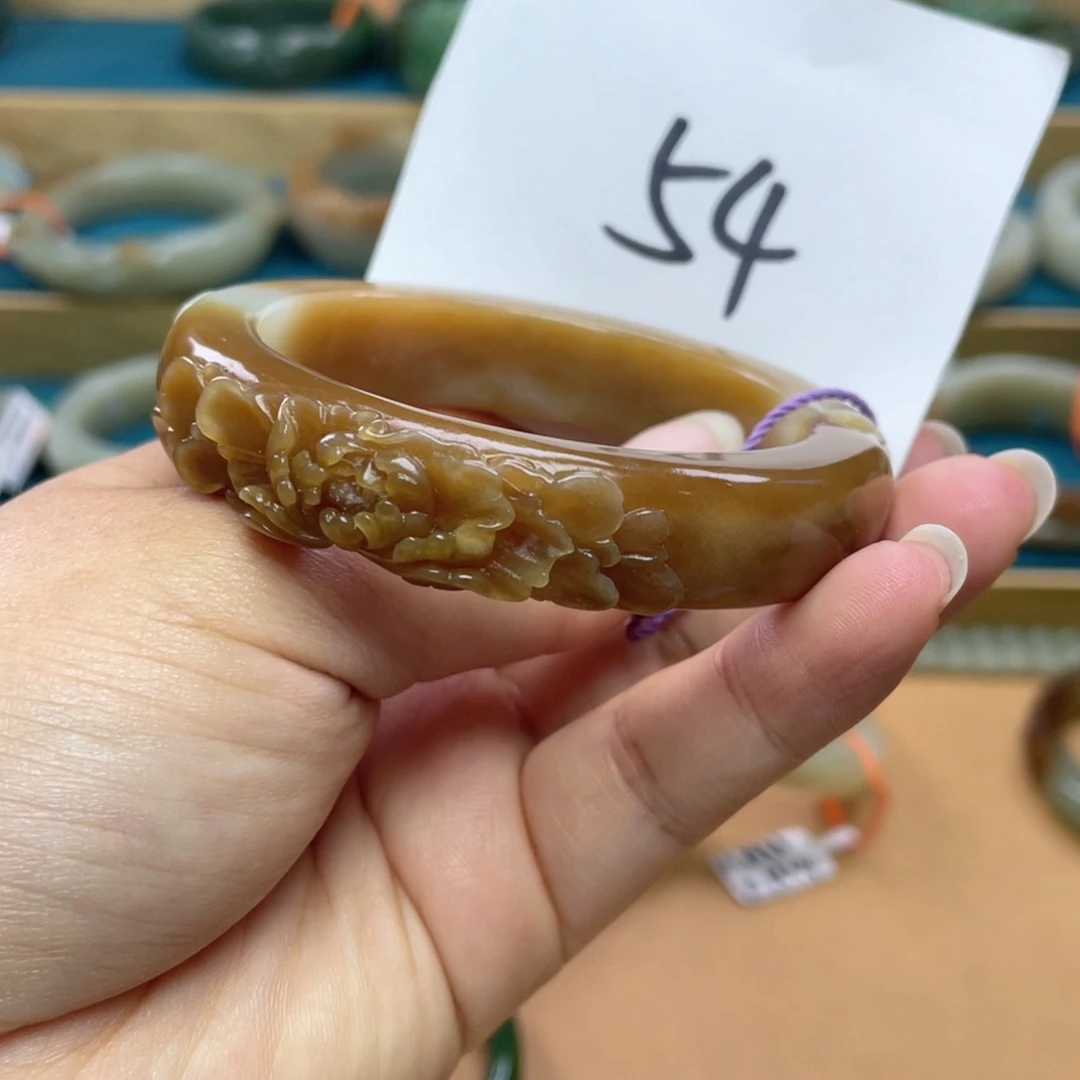 未镶嵌手镯和田玉圈口55