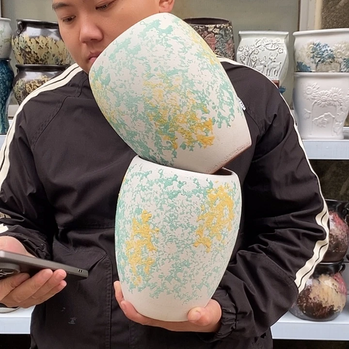 紫砂花盆口15高22福利