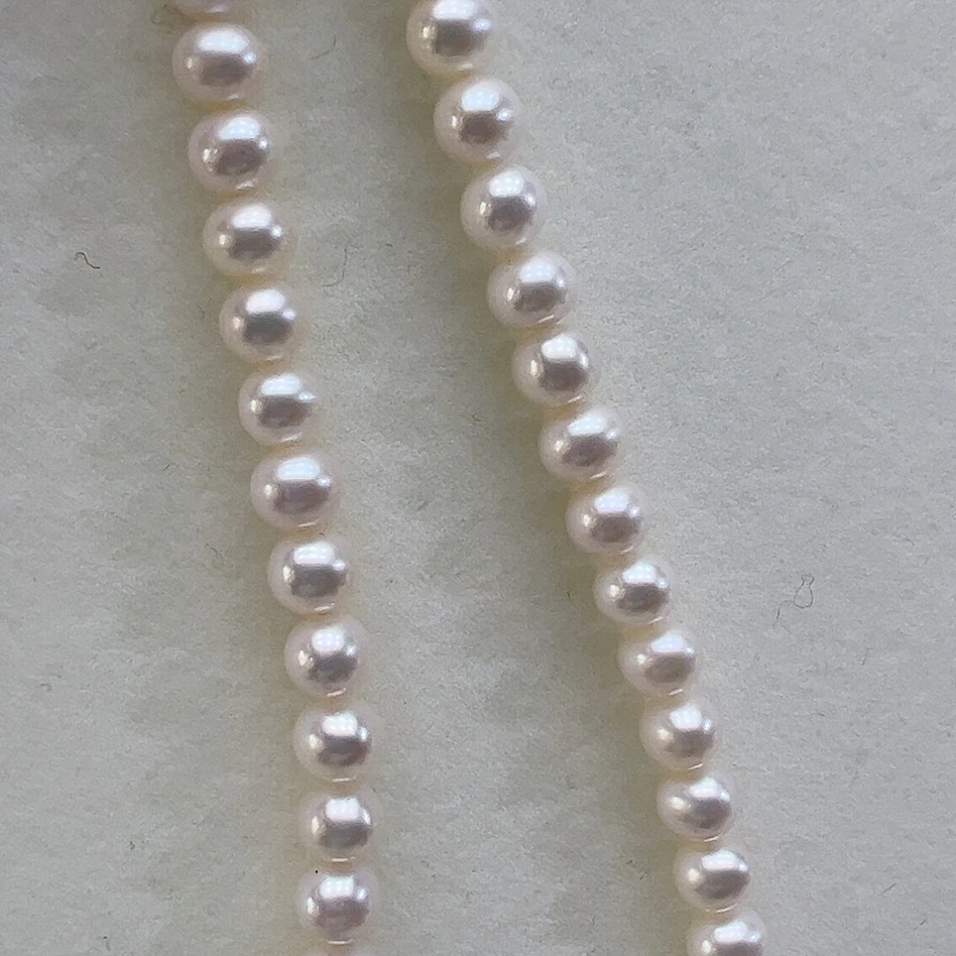 颈饰淡水珍珠银S925镶嵌➕6.7高品极光炫彩