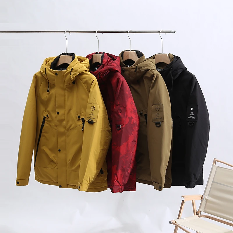 特！户外级抗寒！90绒子+防风雪面料！情侣款羽绒服H3985 男女装 C90