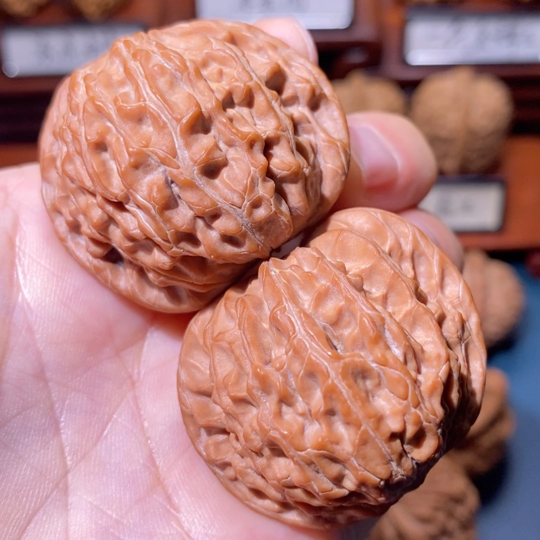 吊坠文玩核桃汉磨对歪全品40