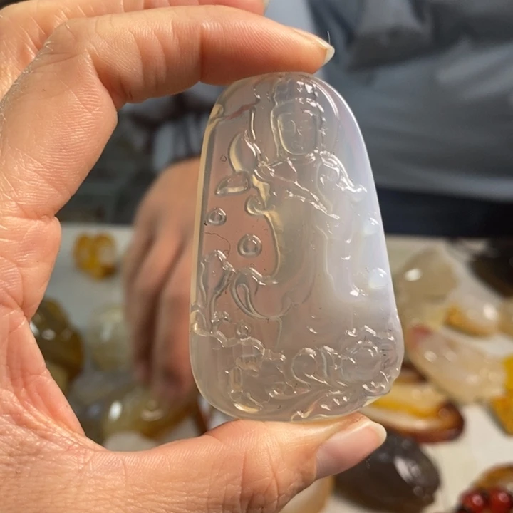 玛瑙/玉髓吊坠(不含链)未镶嵌