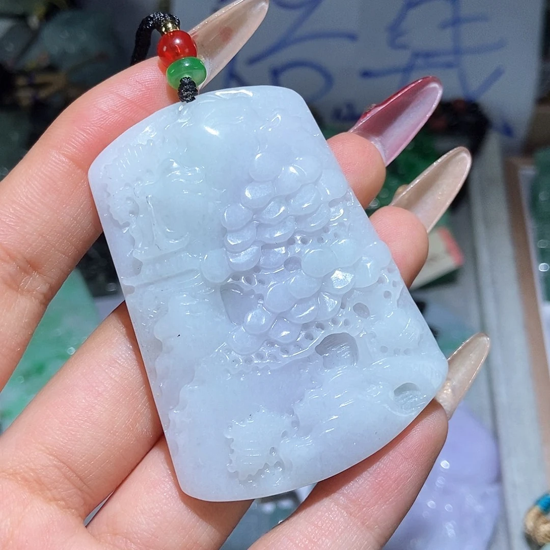 翡翠颈饰未镶嵌天然