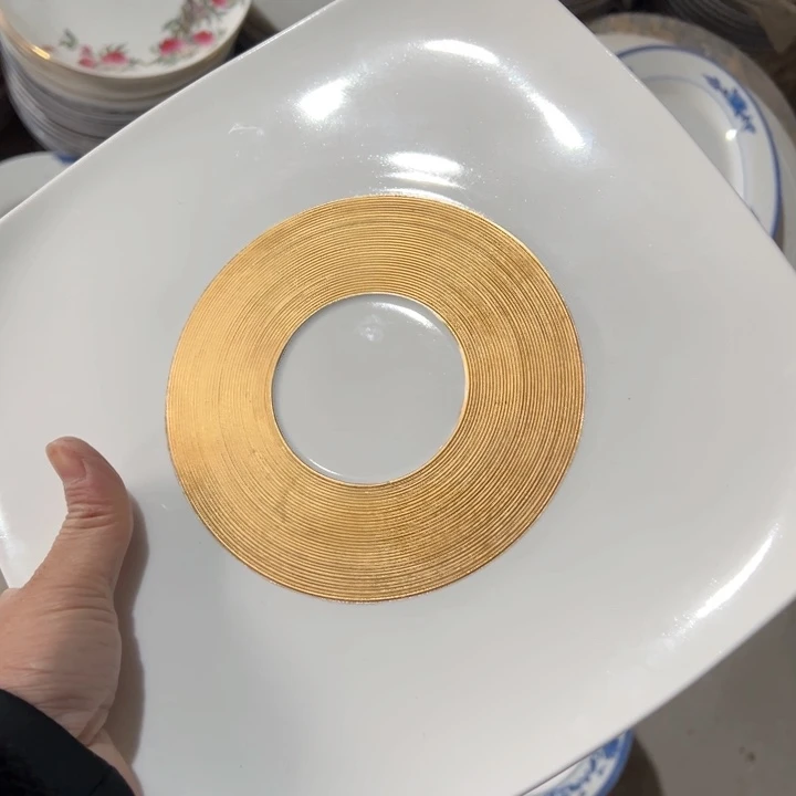 杯十寸描金陶瓷一个陶瓷