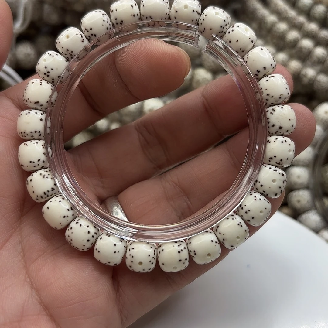 星月菩提吊坠98原生态大通体贯穿大留白