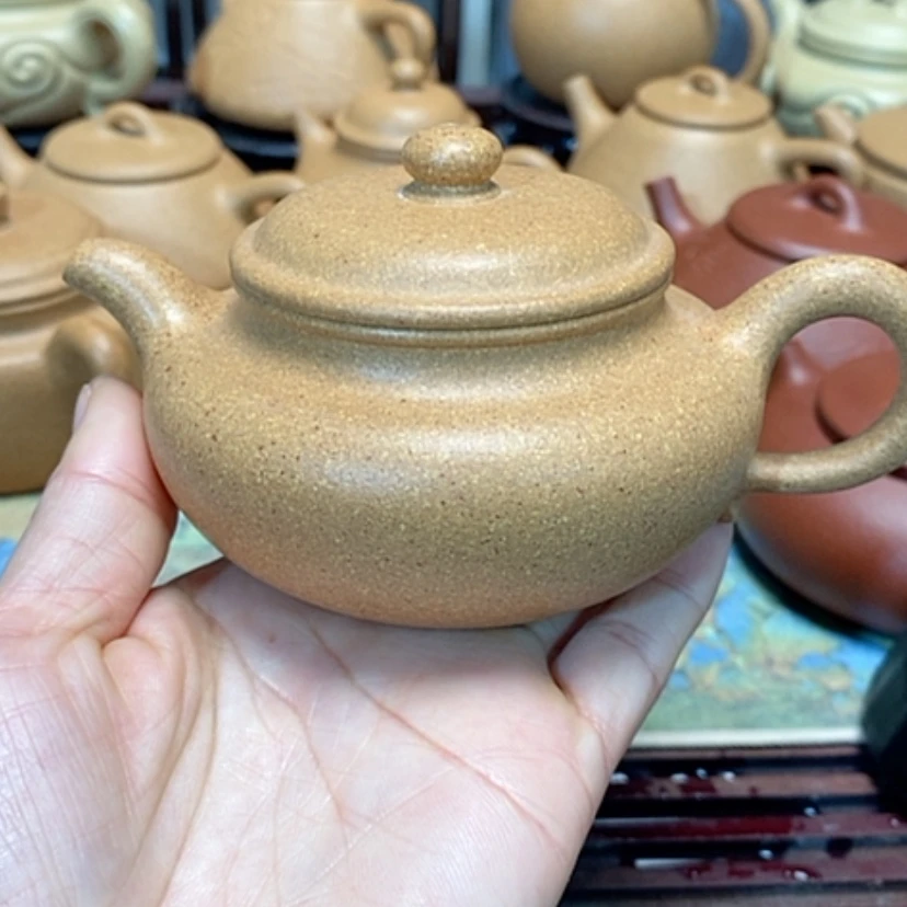 【闪购商品】紫砂茶壶黄金段半手工200毫升