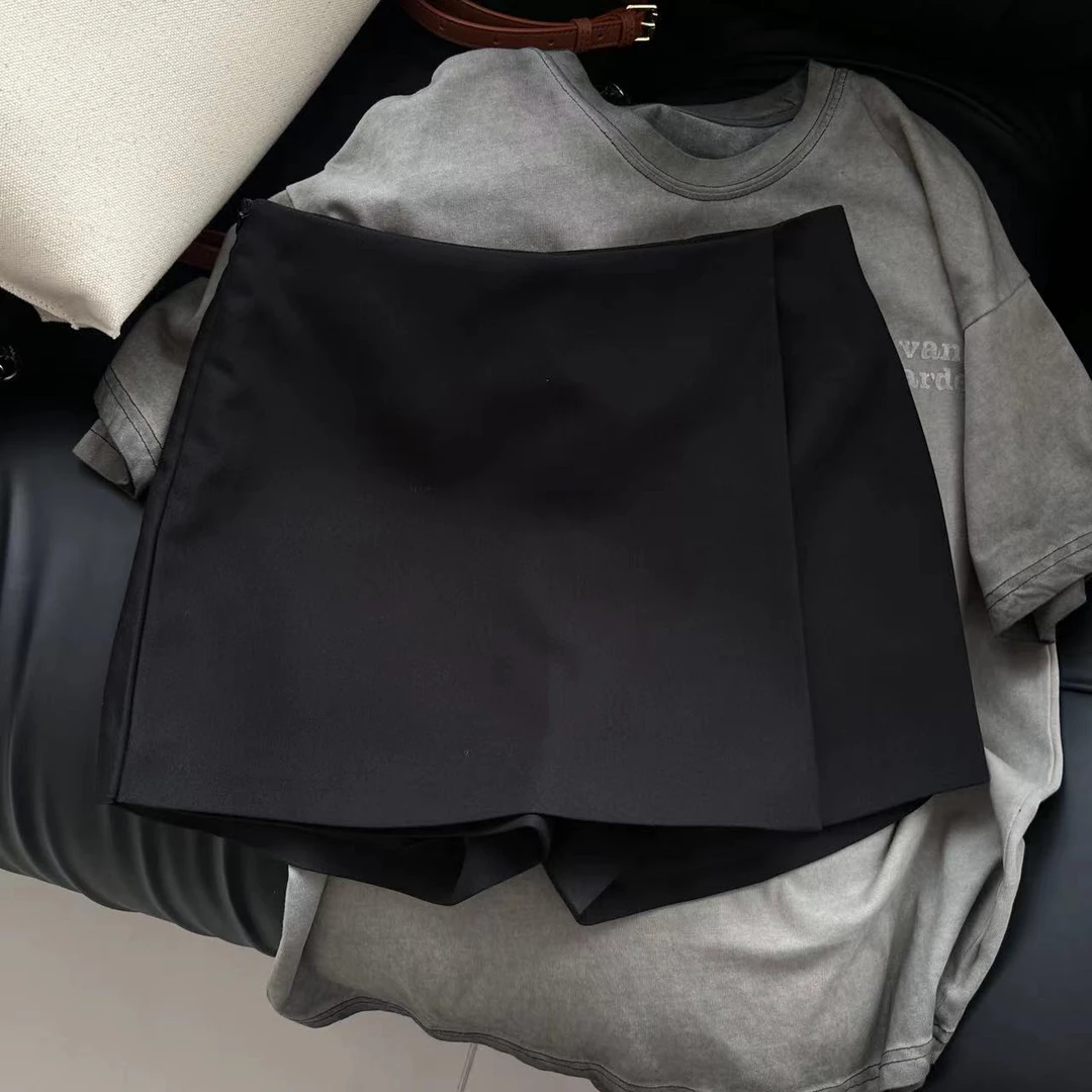 朵儿定制 【协奏】设计感不规则裙摆西装裙裤显瘦包臀热裤 IU04