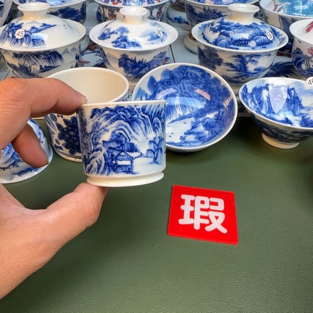纯手工纯手绘茶具变形76