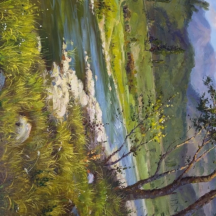 油画，嘻嘻仔仔细细影子影子