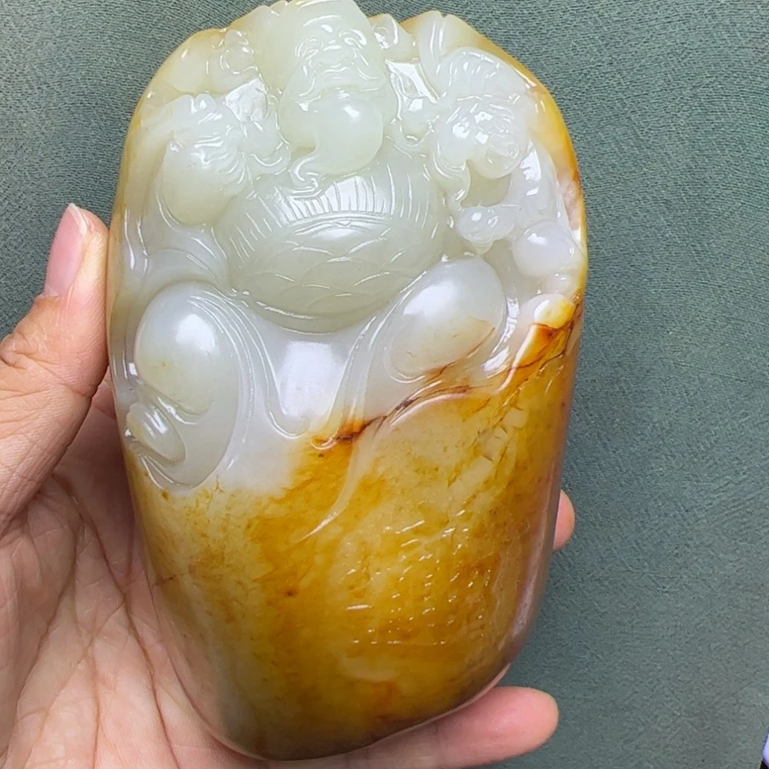 和田玉摆件未镶嵌已*置