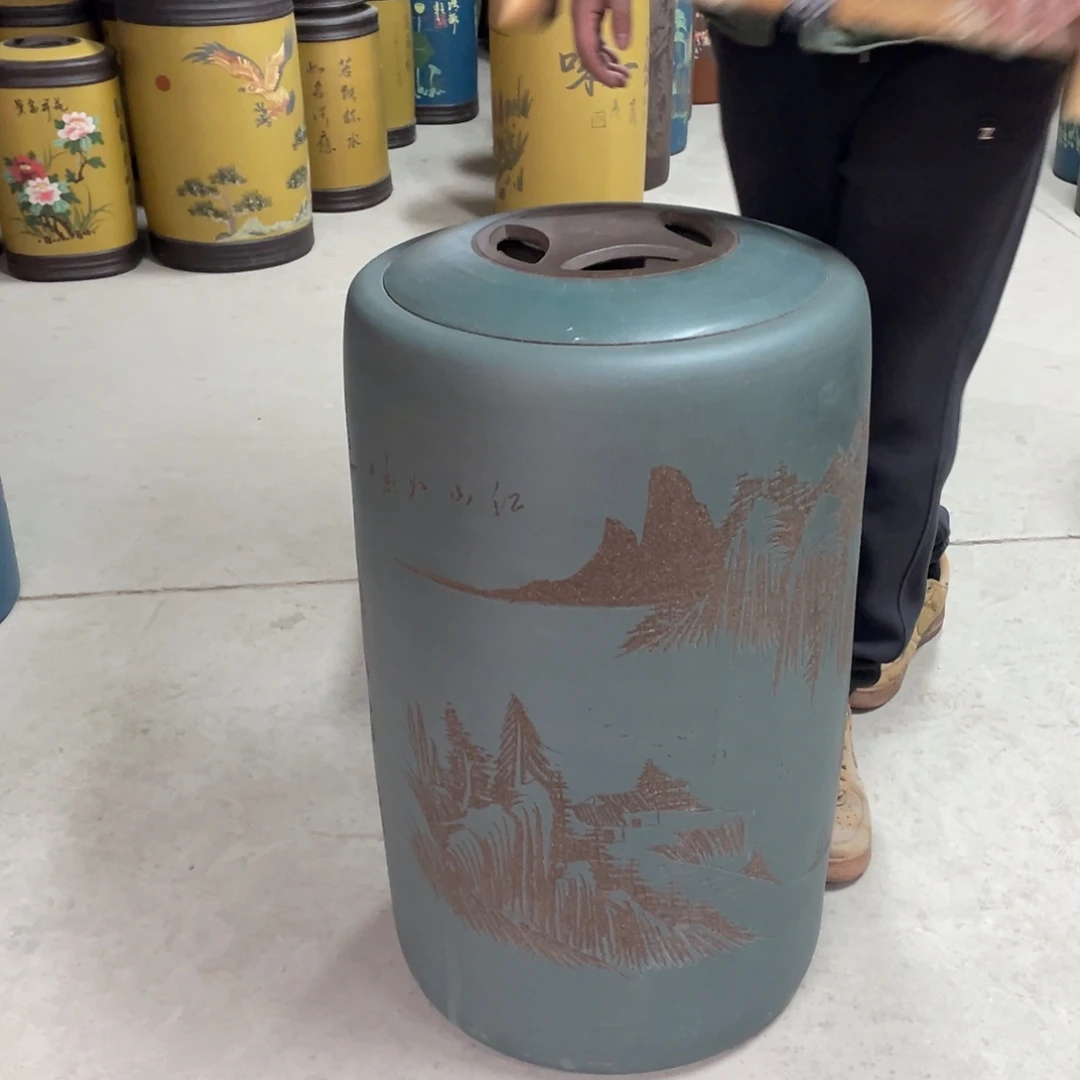 宜兴原矿紫砂茶叶罐