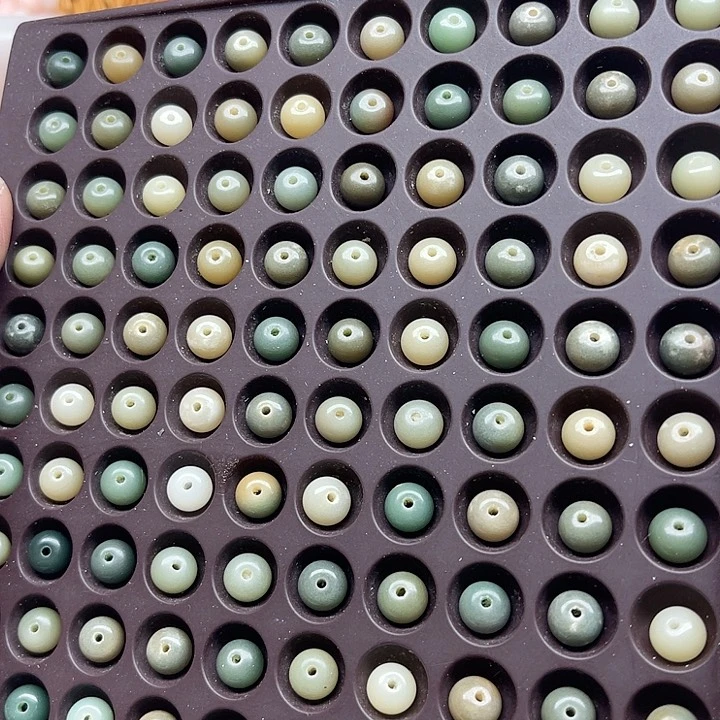 白玉菩提吊坠瑕疵9-6青提算盘200颗卡灯牌宠300颗