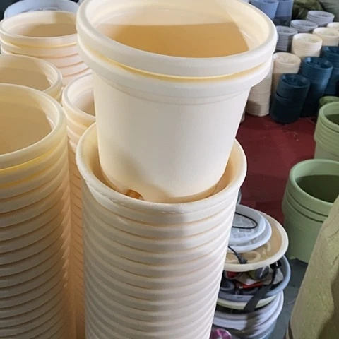 树脂四季2号6个米黄带托