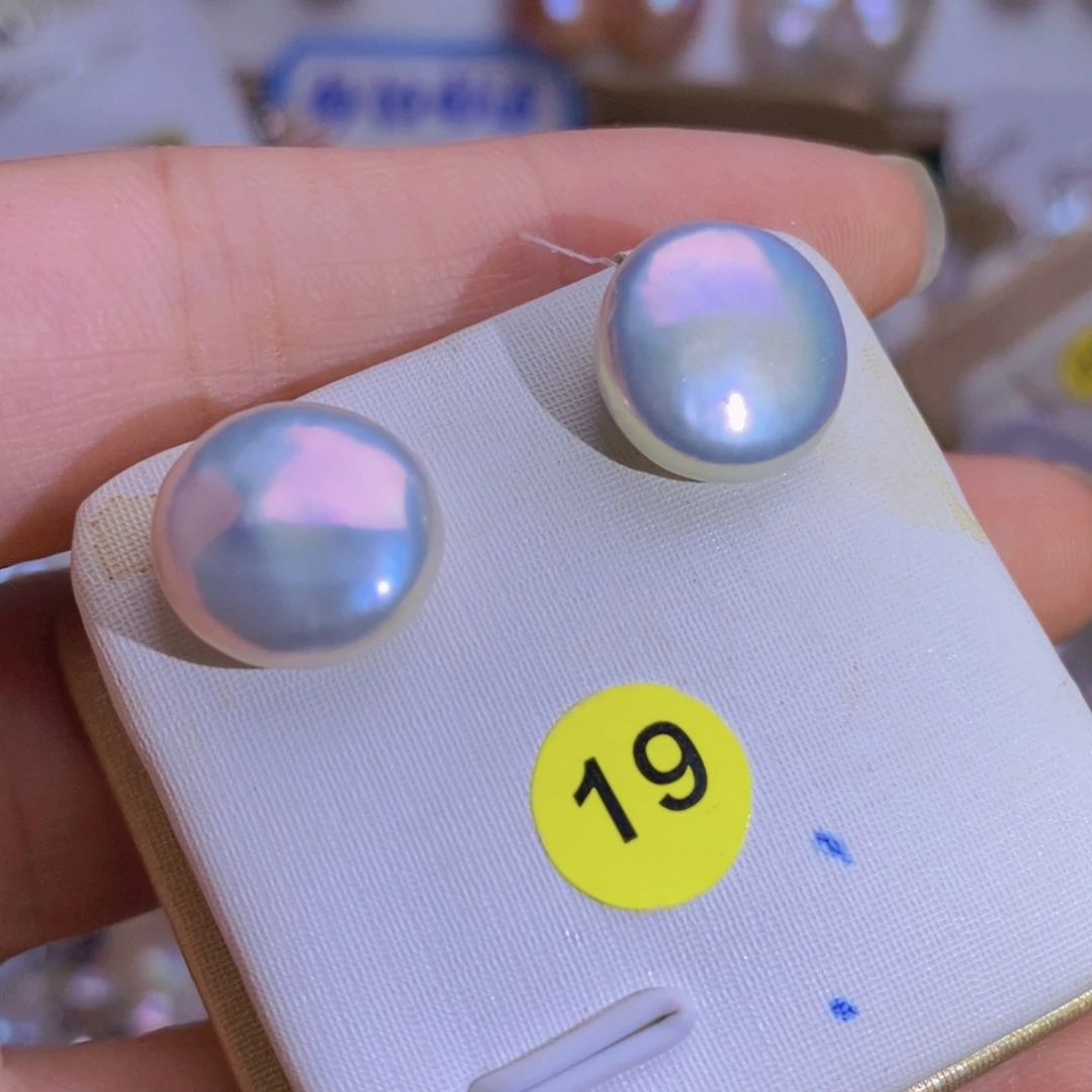 天然淡水珍珠银S925镶嵌淡水珍珠