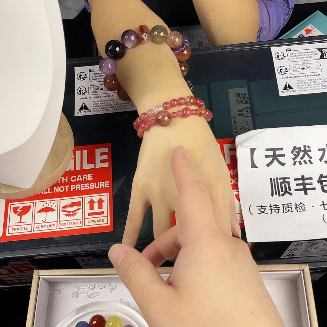 银S925镶嵌水晶手链