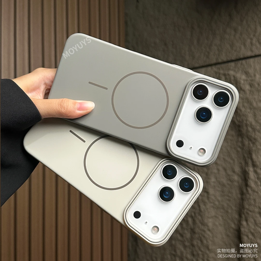 适用苹果iphone17promax手机壳16promax磨砂15磁吸14/13薄air肤感