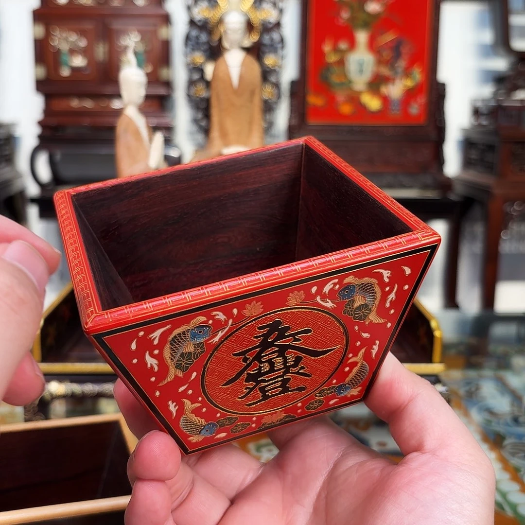 成套家具紫檀木类小叶紫檀斗