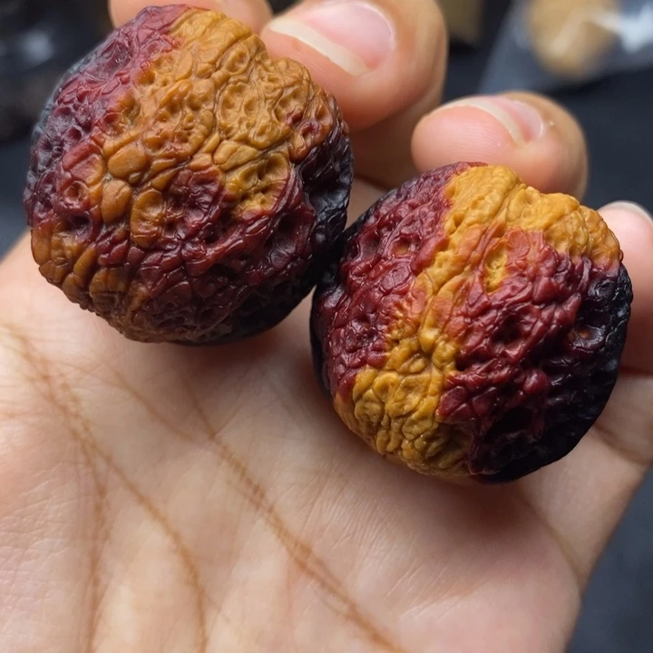 把件文玩核桃35尺蛇皮球