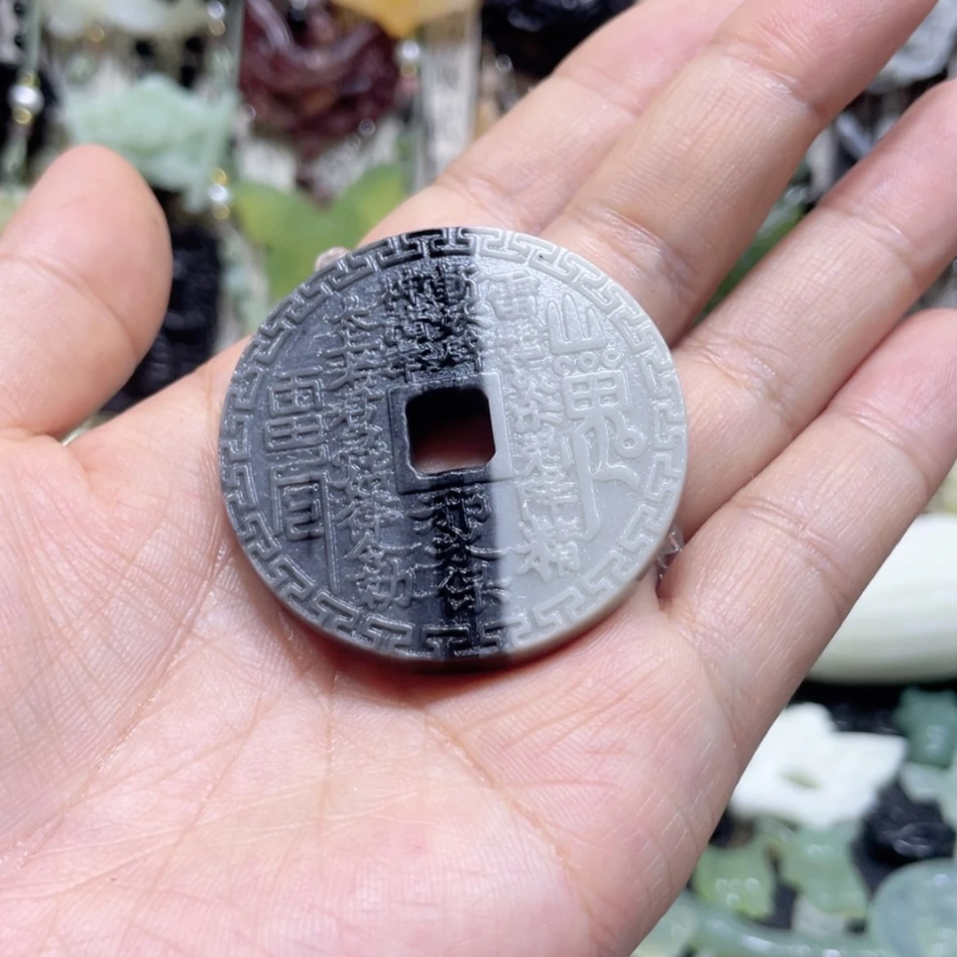 【闪购商品】岫玉未镶嵌颈饰康****96吊坠