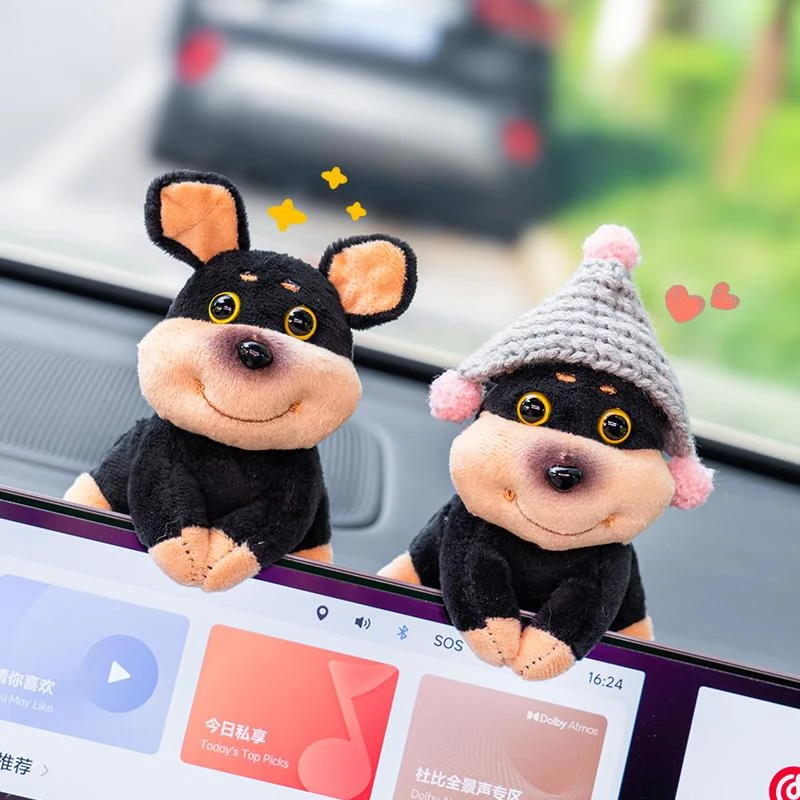 理想L6车载屏幕趴趴摆件l7车内装饰用品l8中控台one迷你治愈摆饰