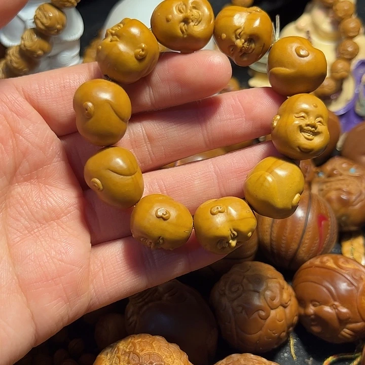 手串/手链橄榄核十分开心