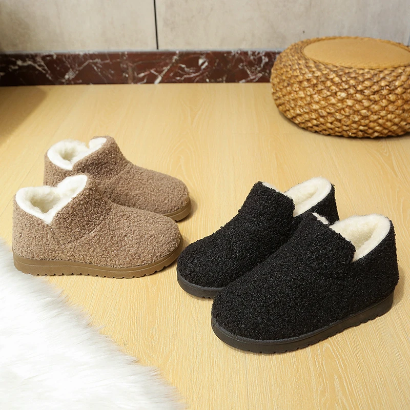 冬季新款老北京布鞋女鞋棉靴加绒加厚居家棉鞋轻便妈妈鞋